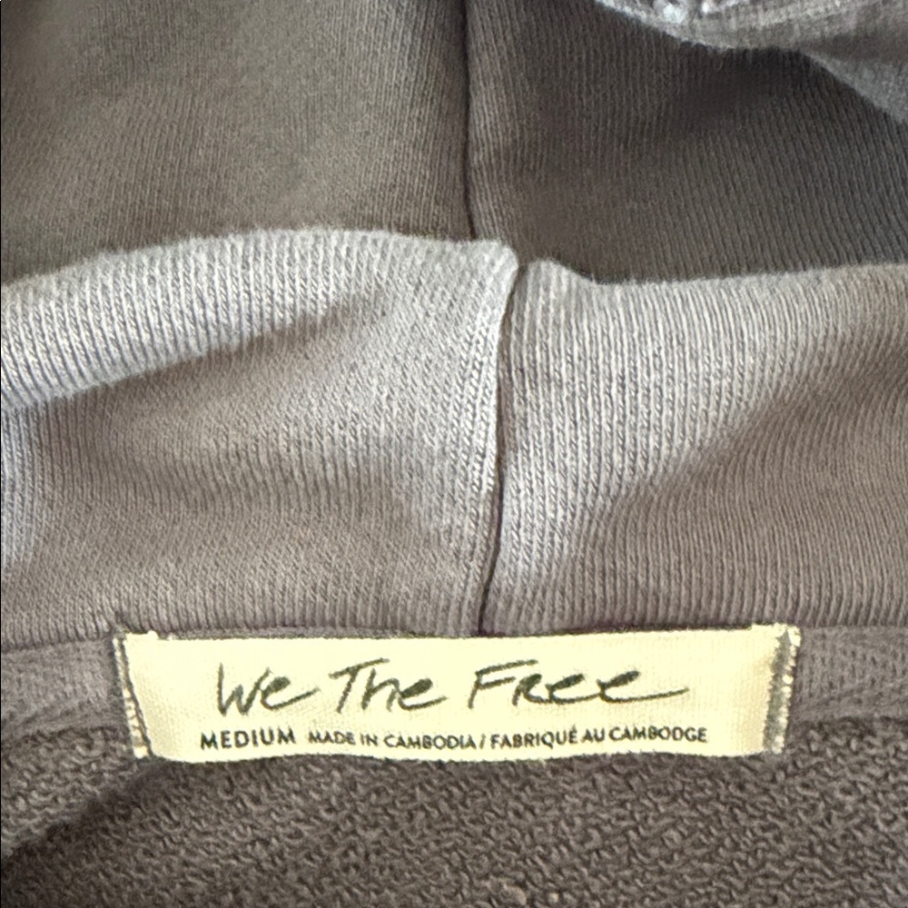 We The Free Studded Purple / Grey Hoodie - Picture 4 of 9